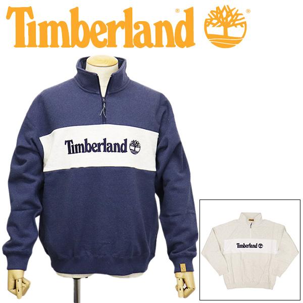 Timberland (ティンバーランド) A6J2F HALF ZIP SWEAT ハーフジップスウェット 全2色 TB538