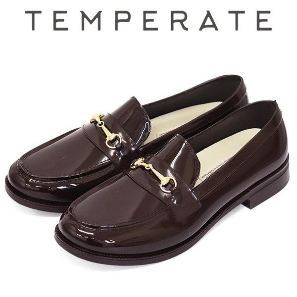 TEMPERATE (テンパレイト) JACOB レインビットローファー レインシューズ CHOCO TMP002｜threewoodjapan