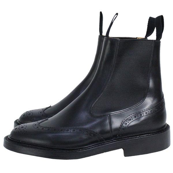 正規取扱店 Tricker's トリッカーズ 2754M COUNTRY HENRY(カントリーヘンリー) ダブルレザーソール ブラックボックスカーフ TK004の画像