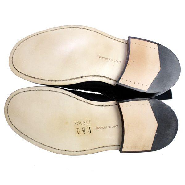 正規取扱店 Tricker's トリッカーズ 2508M COUNTRY BROGUE(カントリーブローグ) ダブルレザーソール ブラックボックスカーフ TK009の画像