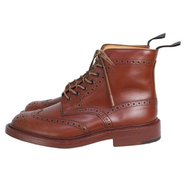 正規取扱店 Tricker's トリッカーズ 2508M COUNTRY BROGUE(カントリーブローグ) ダブルレザーソール マロンアンティーク TK011｜threewoodjapan｜03