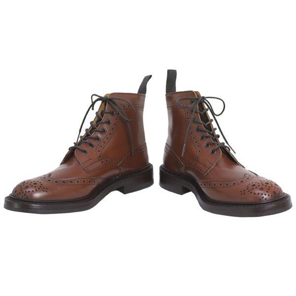 正規取扱店 Tricker's トリッカーズ 2508M COUNTRY BROGUE(カントリーブローグ) ダイナイトソール ビーチナットアンティーク TK026の画像