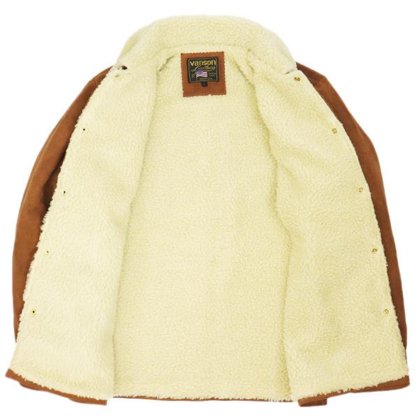 VANSON (バンソン) BW RANCH COAT ランチコート TABACCO SUEDEの画像