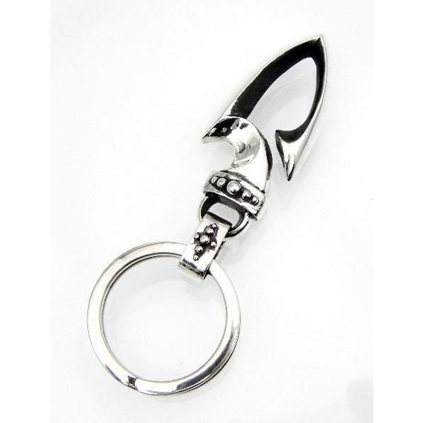 VASSER（バッサー） SPEAR HOOK KEY CHAIN SILVER(スピアーフックキーチェーン シルバー)