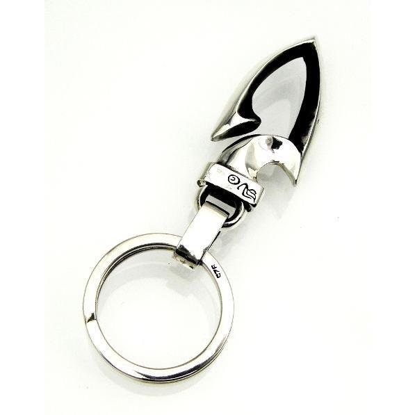 VASSER（バッサー） SPEAR HOOK KEY CHAIN SILVER(スピアーフックキーチェーン シルバー)
