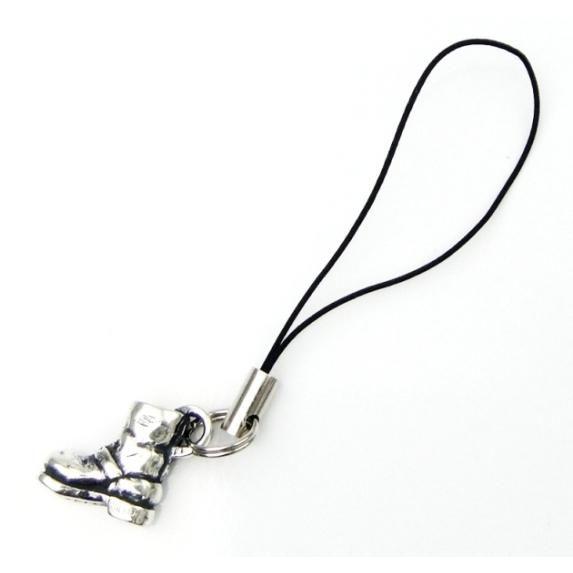 VASSER（バッサー） Biker Boot Phone Strap Silver(バイカーブーツ携帯ストラップ・スマートフォンピアス シルバー)｜threewoodjapan｜02