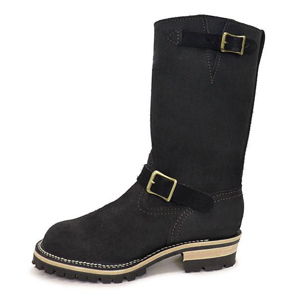 WESCO (ウエスコ) BK7700100 Custom Boss ボス レザーブーツ Black All Rough-out BS87の画像
