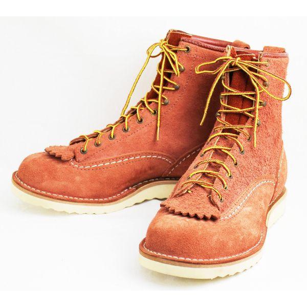 Wescoウエスコ Jobmasterジョブマスター Red Wood レッドウッド All Rough Out, Lace to Toe, 8height, #1010 sole JM26｜threewoodjapan