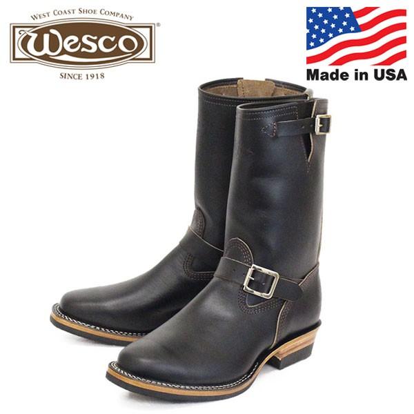 限定 WESCO (ウエスコ) STOCK MISTER LOU 7600 ホースハイド エンジニアブーツ Black Horsehide