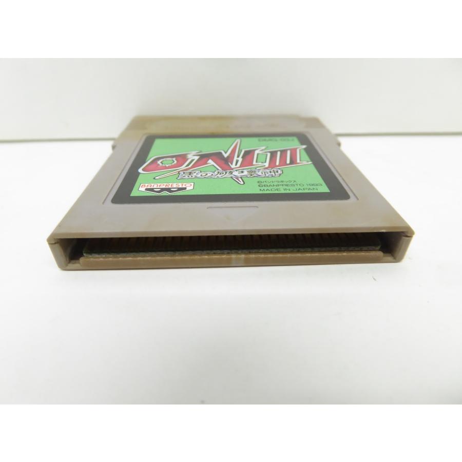 ゲームボーイ ONI 3 III 黒の破壊神 DMG-03J レトロ ソフト ゲームボーイ ONI 3 III 黒の破壊神 DMG-03J レトロ ソフト