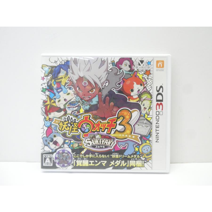 ニンテンドー3DS Nintendo 3DS 妖怪ウォッチ3 スキヤキ ※メダル欠品