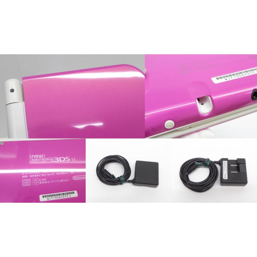 new Nintendo ニンテンドー3DSLL ピンク×ホワイト ※タッチペン欠 new Nintendo ニンテンドー3DSLL ピンク×ホワイト ※タッチペン欠