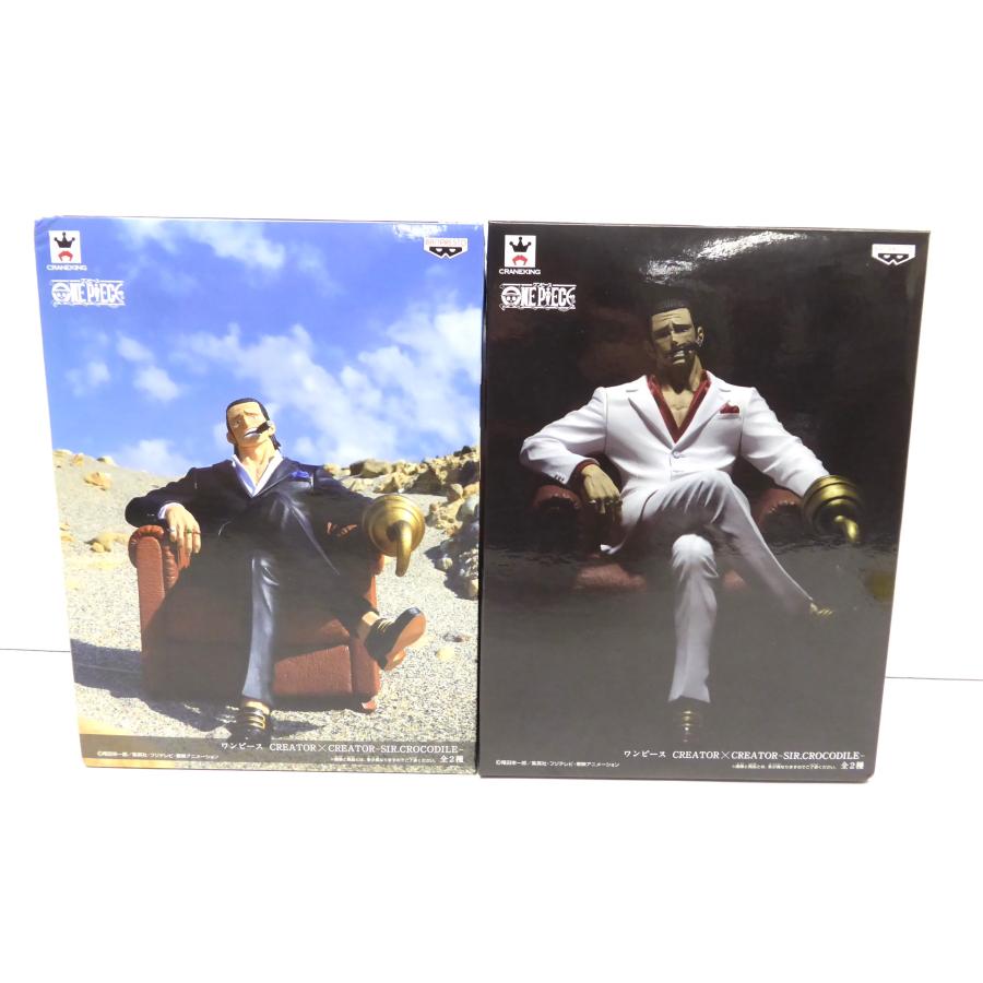 ワンピース　造形師×写真家　クロコダイル　２体セット ワンピース造形師×写真家 クロコダイル2種セット【レア物