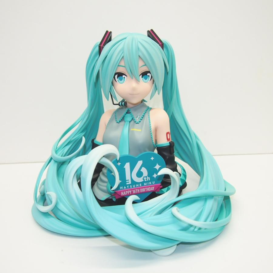 初音ミク 16周年記念 胸像フィギュア 中古 ∴WH3927 : スリフト 初音ミク 16周年記念 胸像フィギュア 中古 ∴WH3927 : スリフト