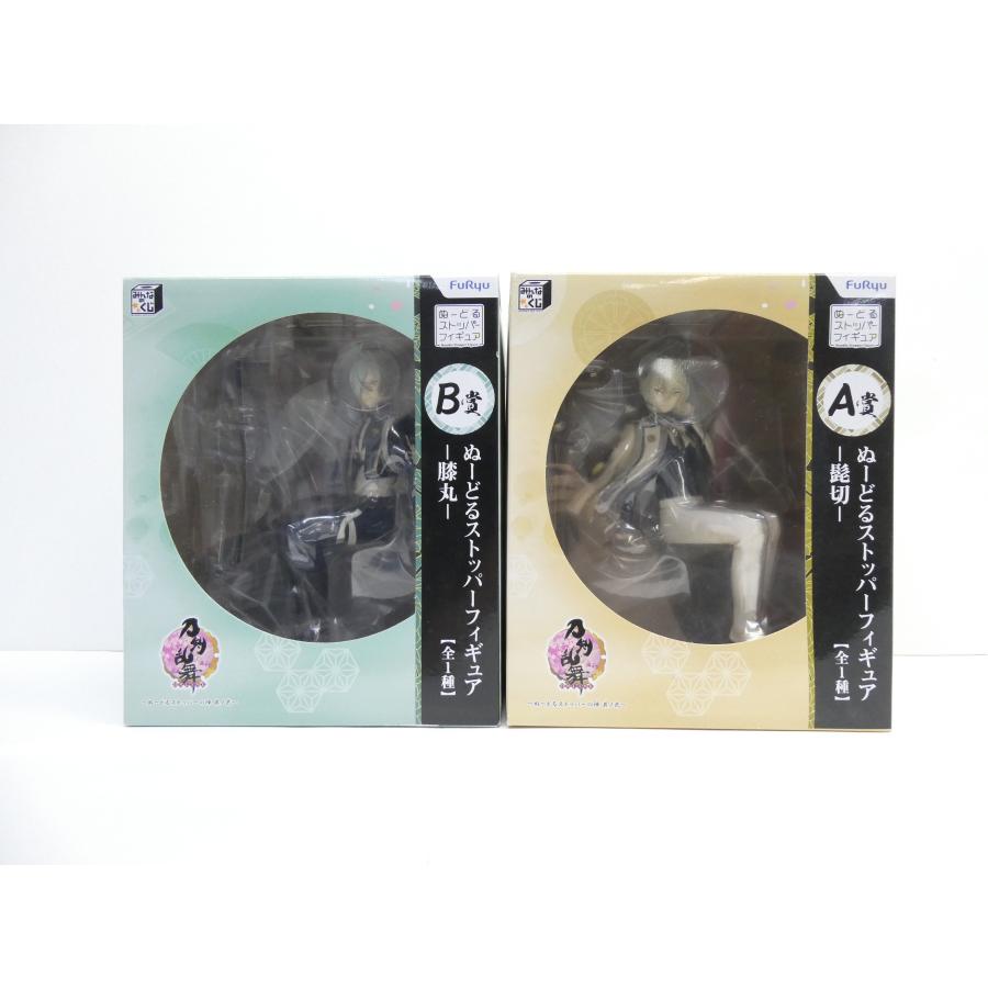 Furyu 刀剣乱舞 ぬーどるストッパー A賞 髪切 & B賞 膝丸 フィギュア