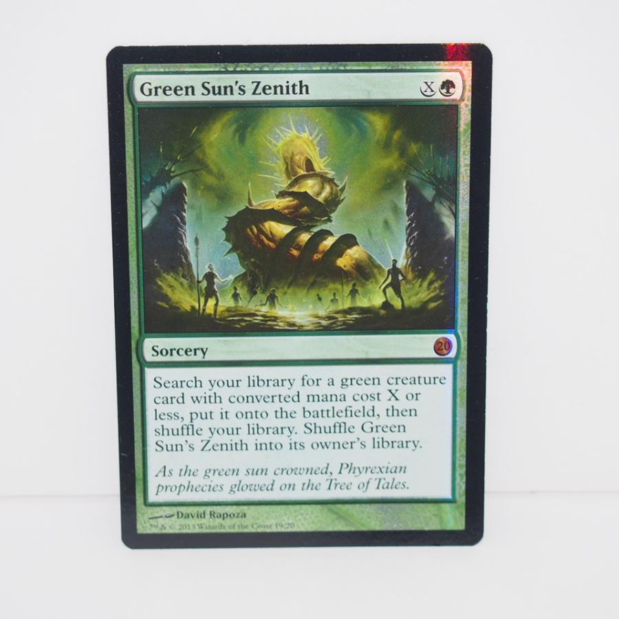 【プレイ用】MAGIC The Gathering MTG Green Sun's Zenith EN Foil カード ∴WU2860 ...