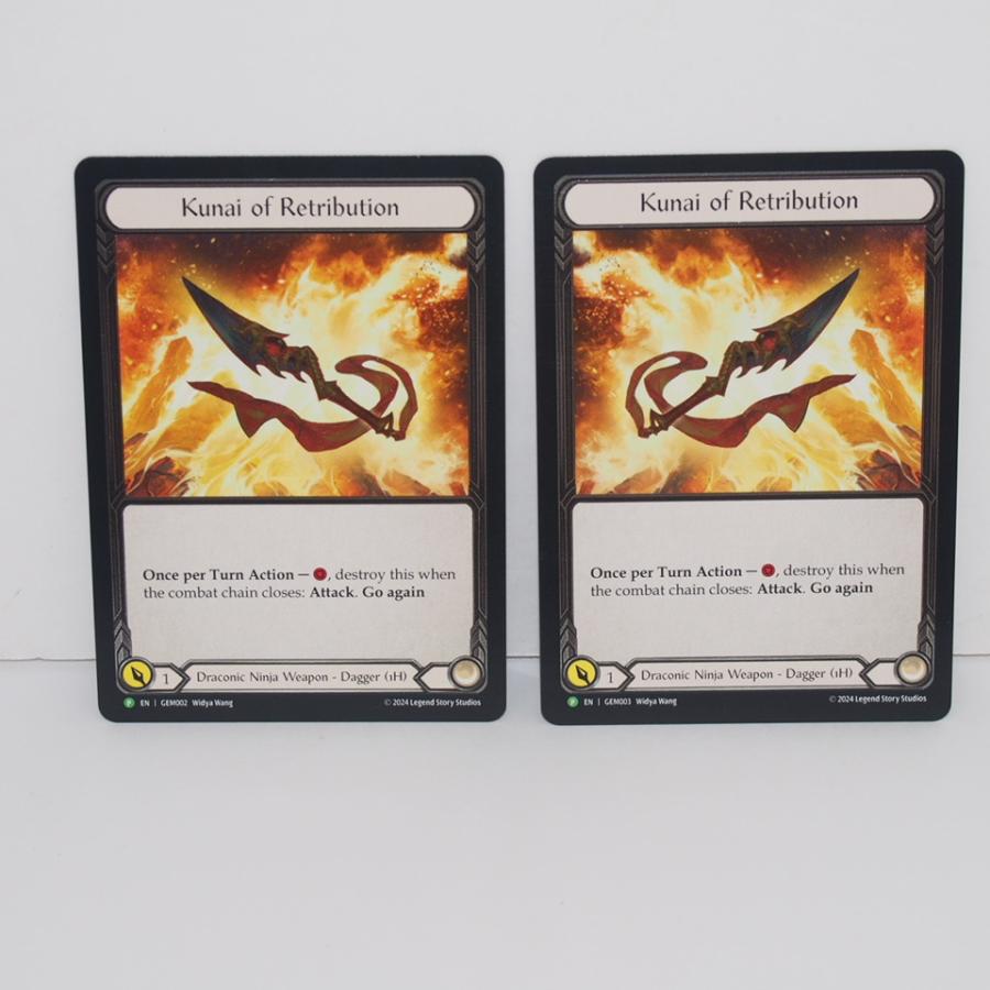 FLESH AND BLOOD Kunai of Retribution P EN GEM002/GEM003 Cold FLESH AND BLOOD Kunai of Retribution P EN GEM002/GEM003 Cold