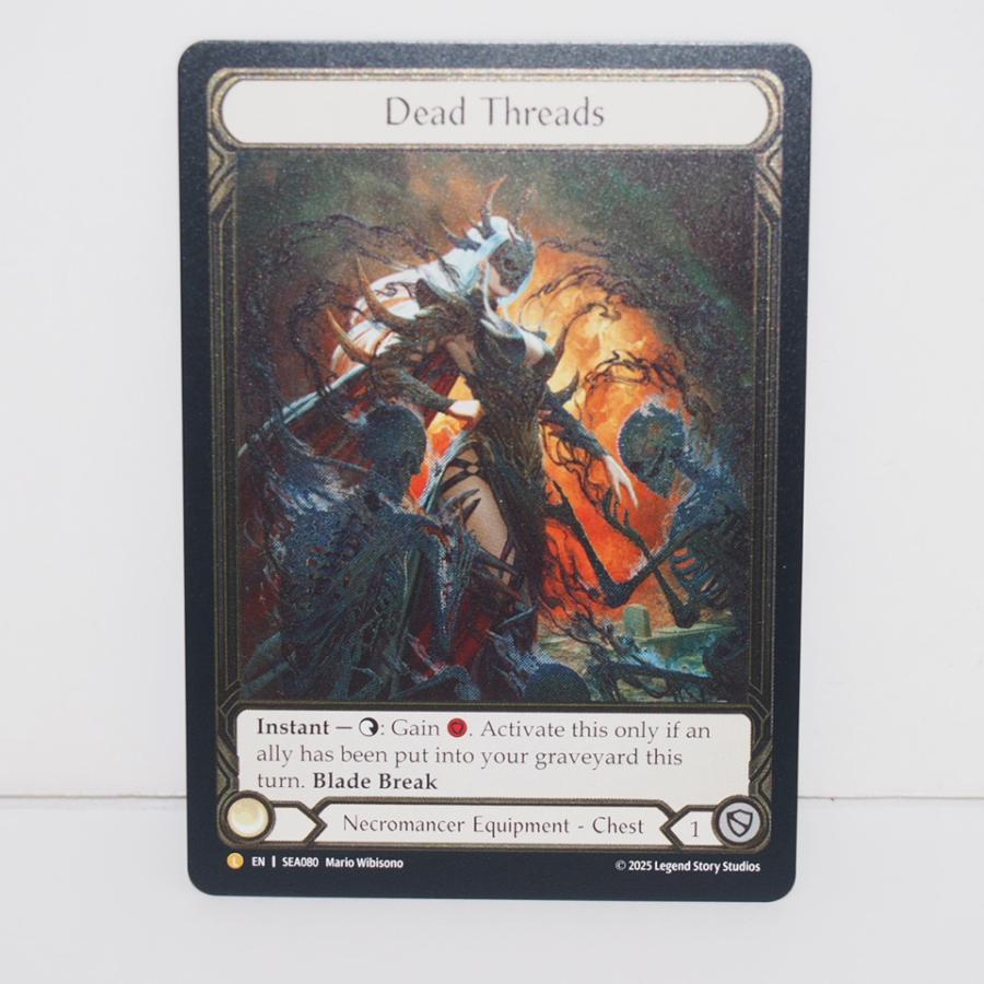 FLESH AND BLOOD Dead Threads L EN SEA080 Cold Foil カード
