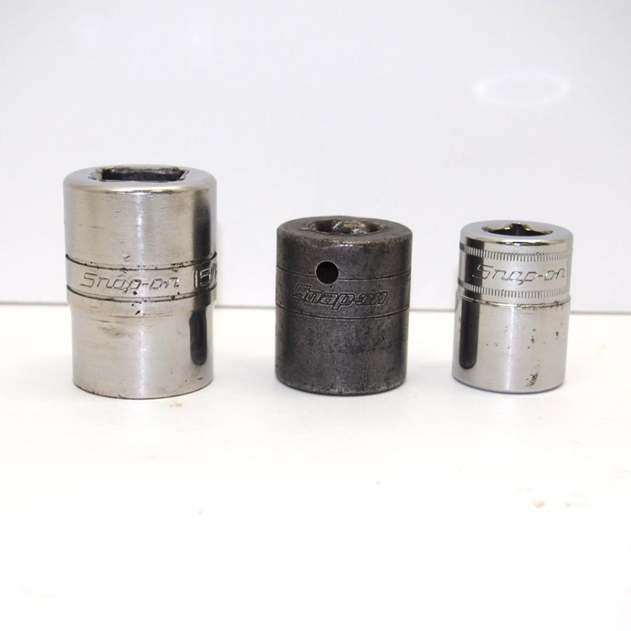 Snap-on（スナップオン） ショートソケット 3本セット 中古 ハンド 