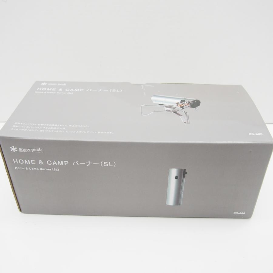 未使用 スノーピーク Snow Peak GS600 HOME&CAMP バーナー(SL) 中古 