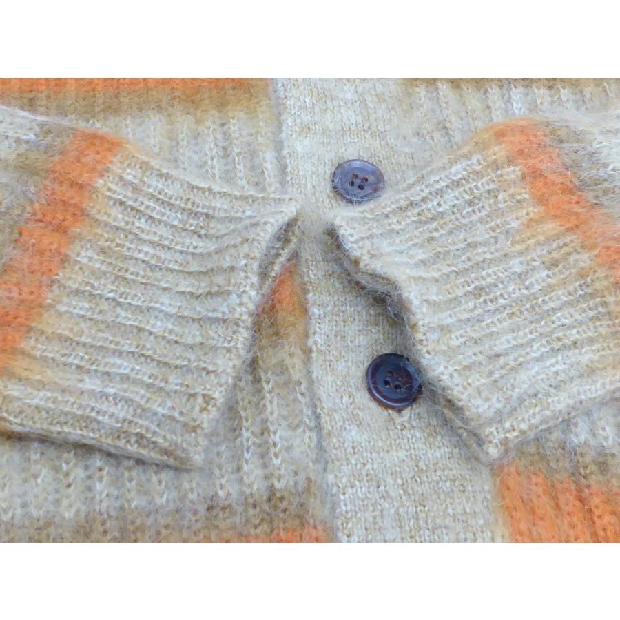 DISCOVERED（ディスカバード） DISCOVERED MOHAIR BORDER KNIT 