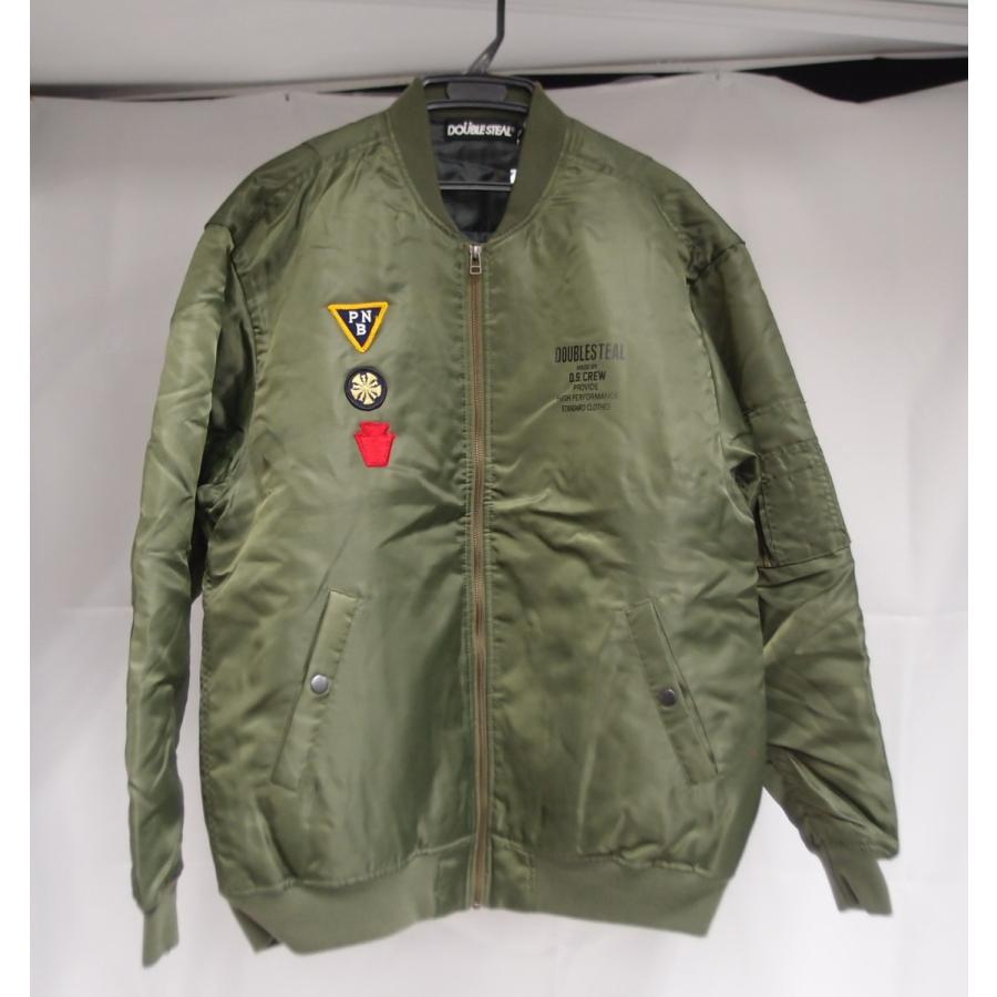 DOUBLE STEAL ダブルスティール パッチMA-1 766-42010 SIZE:XL 中古 