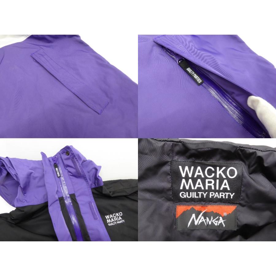 ワコマリア WACKOMARIA × NANGA MOUNTAIN PARKA マウンテンパーカー パープル SIZE:L △WF2337｜thrift-webshop｜05