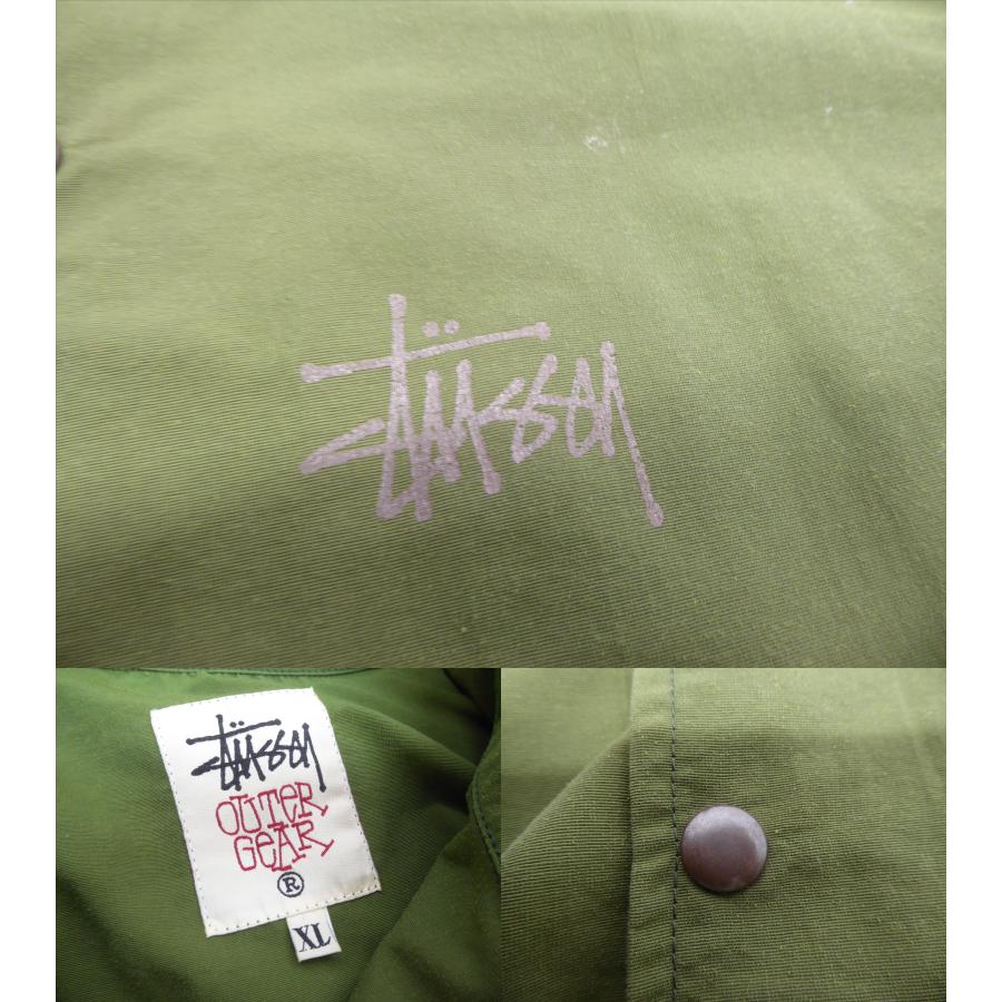 STUSSY ステューシー 90'S ミリタリー コーチジャケット SIZE:XL STUSSY ステューシー 90'S ミリタリー コーチジャケット SIZE:XL