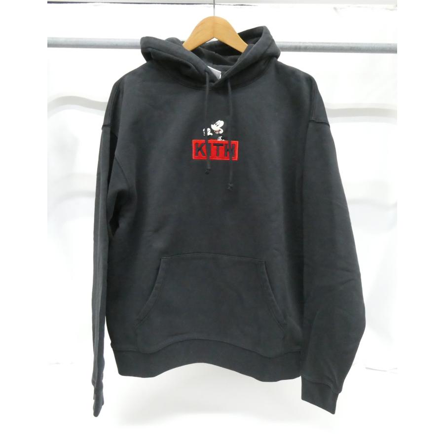 KITH（キス） × Disney Mickey Classic Logo Hoodie ブラック SIZE:L