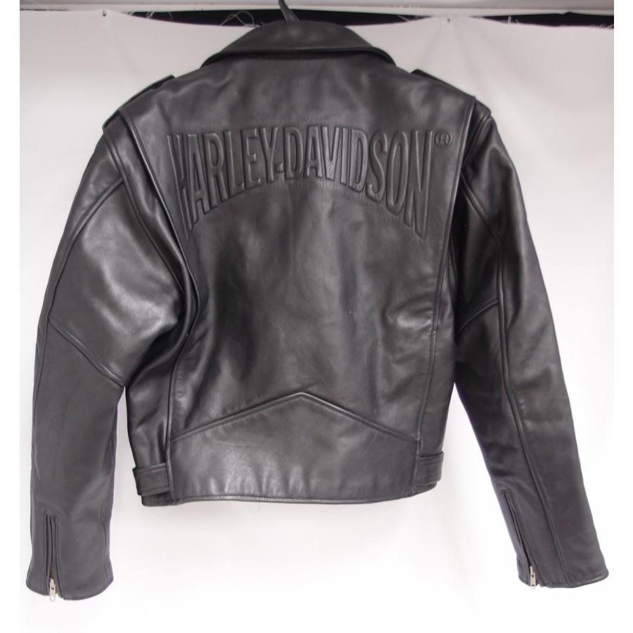 HARLEY-DAVIDSON ハーレーダビッドソン ダブルライダースジャケット 中古 メンズ △WF1908｜thrift-webshop｜02