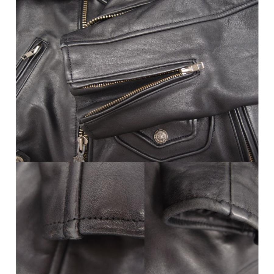 HARLEY-DAVIDSON ハーレーダビッドソン ダブルライダースジャケット 中古 メンズ △WF1908｜thrift-webshop｜05