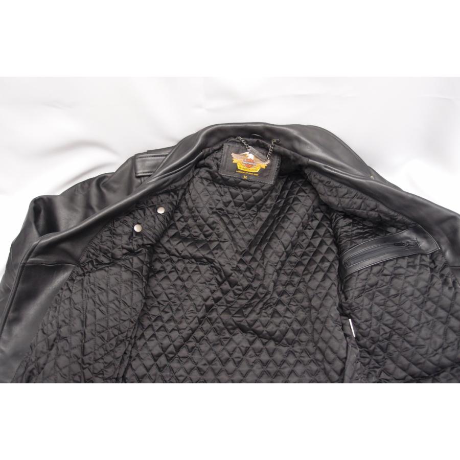 HARLEY-DAVIDSON ハーレーダビッドソン ダブルライダースジャケット 中古 メンズ △WF1908｜thrift-webshop｜06