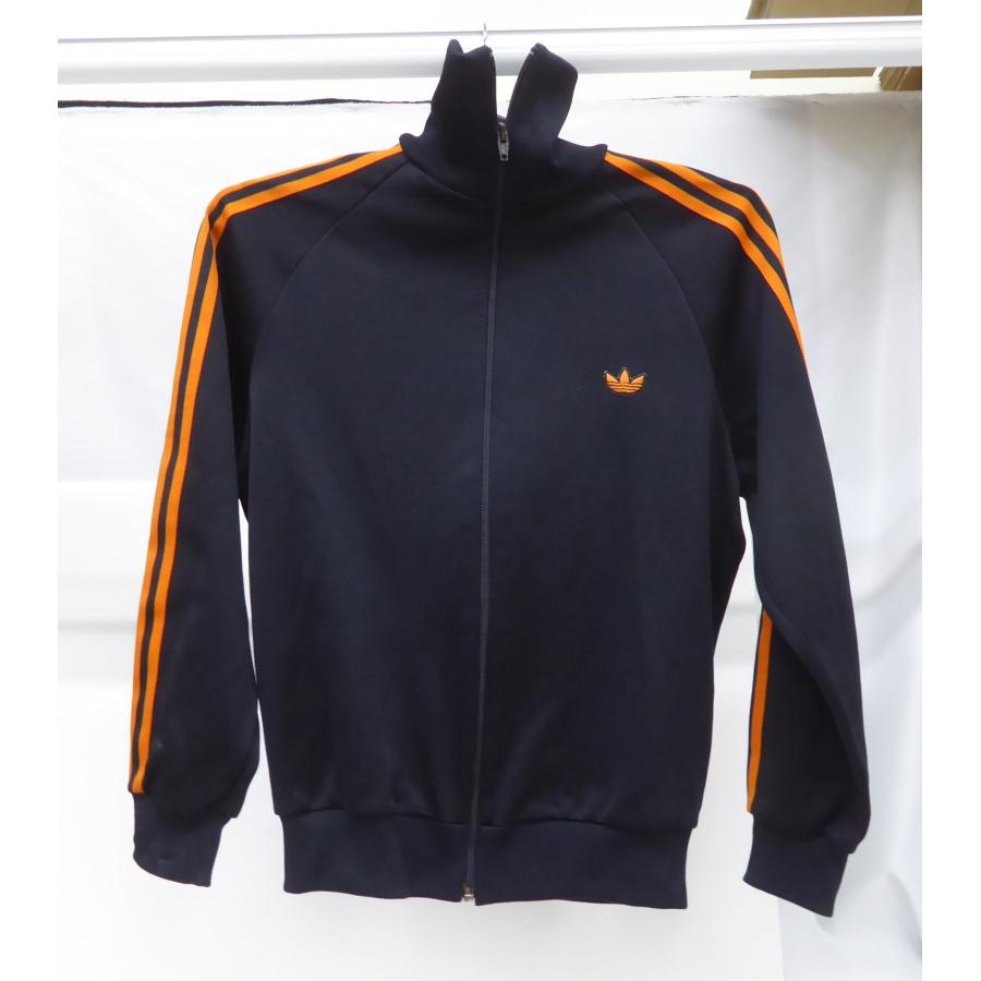 adidas（アディダス） デサント製 トラックジャケット ブラック