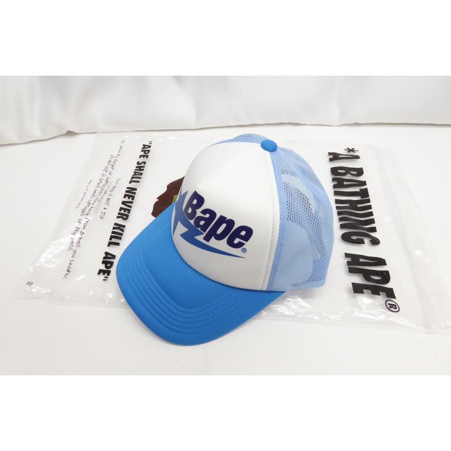 【週末限定値下げ】ABATHINGAPE(エイプ)帽子キャップメッシュキャップ BAPE LOGO MESH CAP M（キャップ）｜A BATHING APE（ア