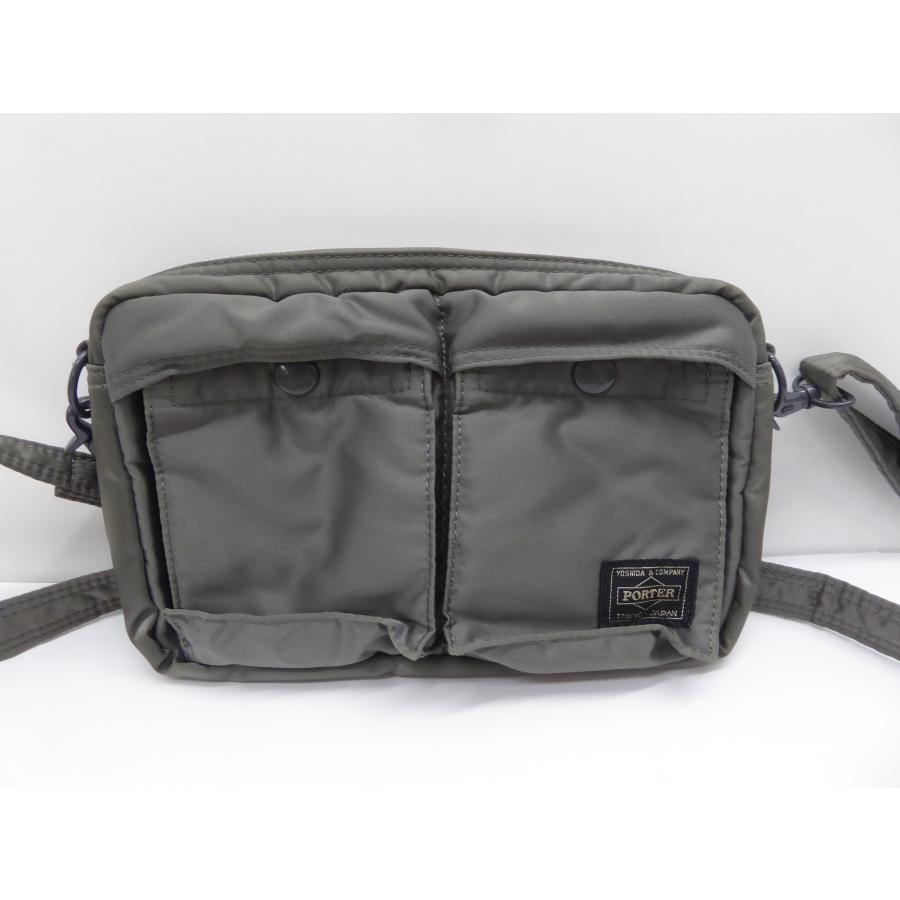 PORTER ポーター TANKER ショルダーバッグ XS シルバーグレー 鞄 BAG △WB851｜thrift-webshop｜02