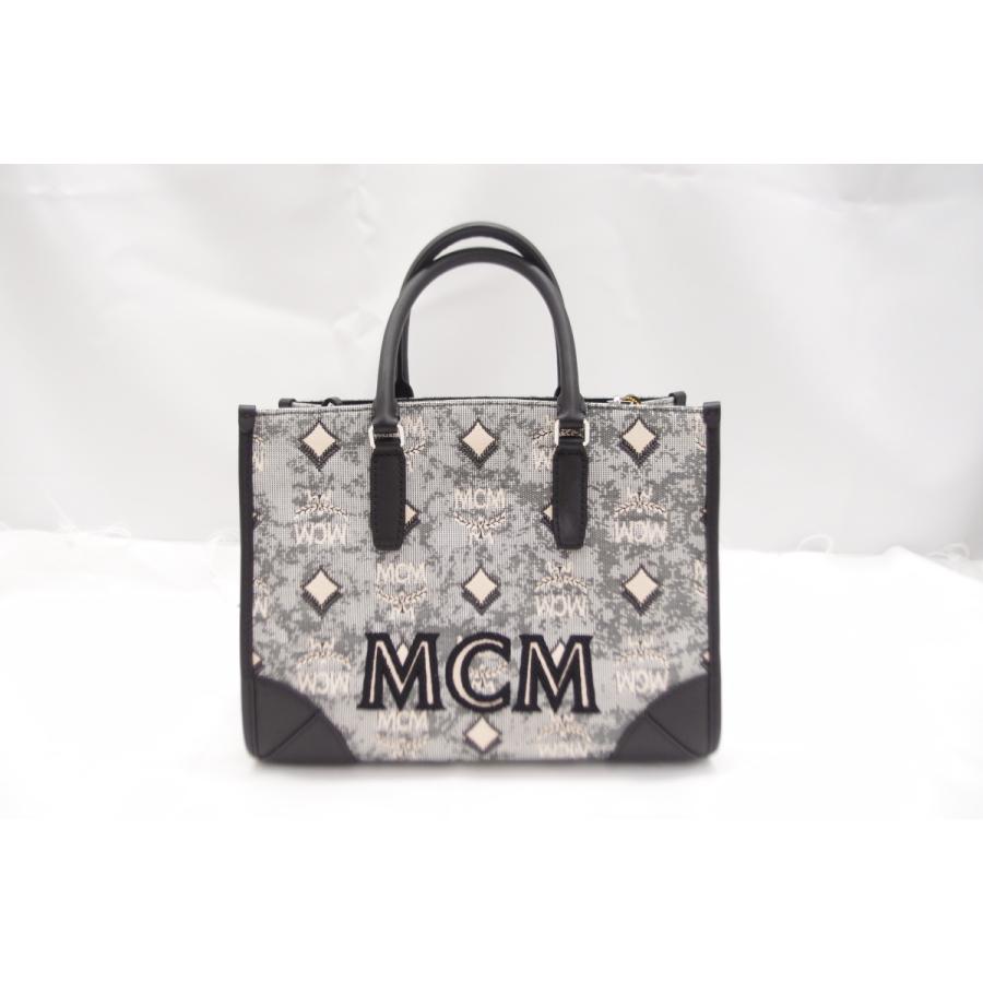MCM ヴィンテージ モノグラム ジャガード トートバッグ Small スタイル 