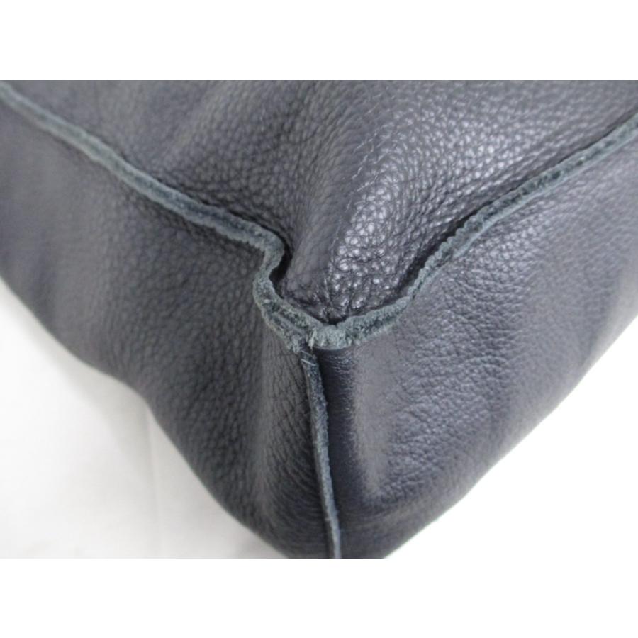 HYSTERIC GLAMOUR X-girl ブラック コラボ レザートートバッグ 鞄 中古  