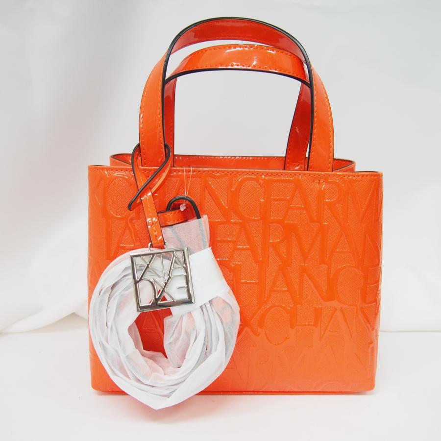 ARMANI EXCHANGE 美品 アルマーニ エクスチェンジ エナメルトート 