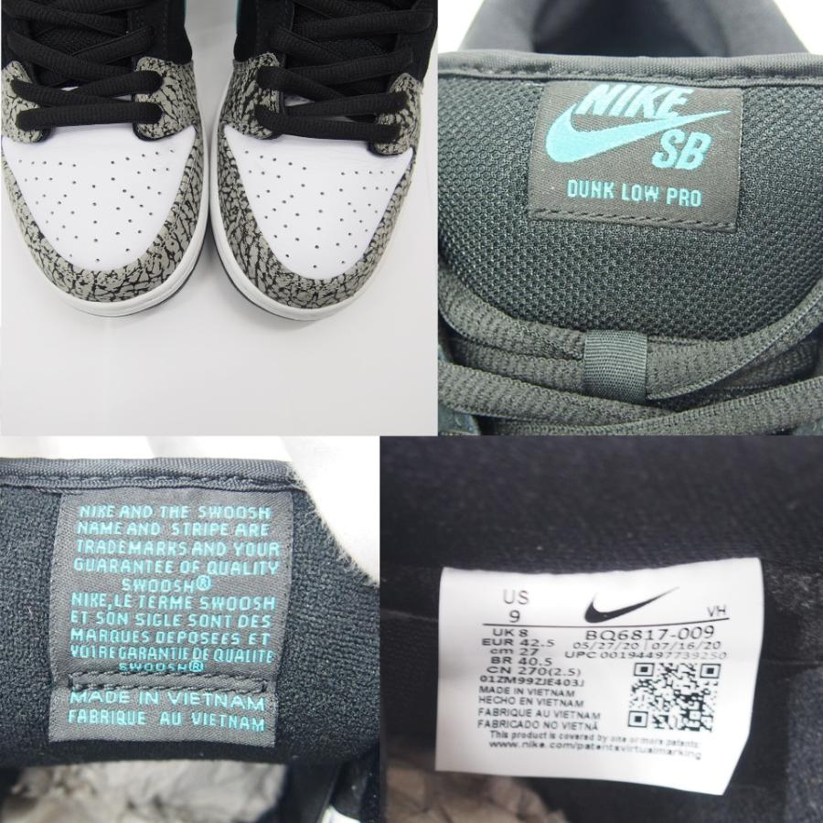 NIKE SB DUNK LOW PRO -ELEPHANT- BQ6817-009 size27.0cm 靴 NIKE SB DUNK LOW PRO -ELEPHANT- BQ6817-009 size27.0cm 靴