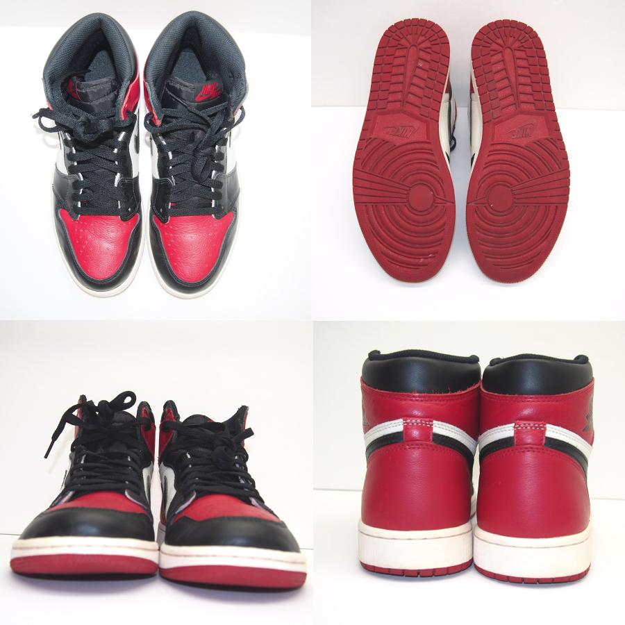 NIKE JORDAN 1 RETRO HIGH OG -BRED TOE- 555088-610 size27.0cm NIKE JORDAN 1 RETRO HIGH OG -BRED TOE- 555088-610 size27.0cm