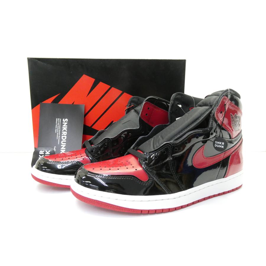 NIKE（ナイキ） 未使用 NIKE AIR JORDAN 1 RETRO HIGH OG Patent Bred 