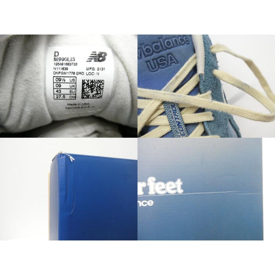 New Balance（ニューバランス） × Levi's M990LI3 Blue size27.5cm 靴