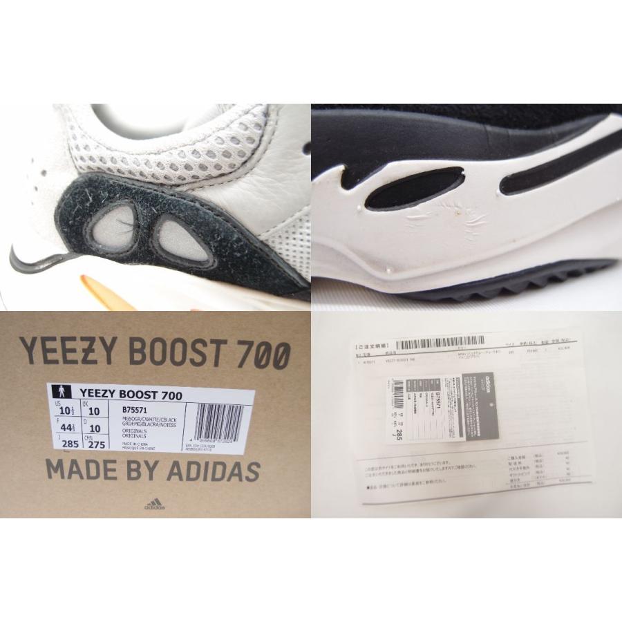 adidas YEEZY BOOST 700 -Wave Runner Solid Grey- SIZE:28.5cm スニーカー 靴 中古 メンズ △WT2395｜thrift-webshop｜10