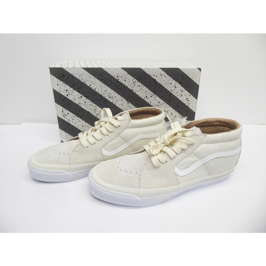 VANS Vault by バンズ OG SK8-MID LX BLANC DE VINTAGE WHITE