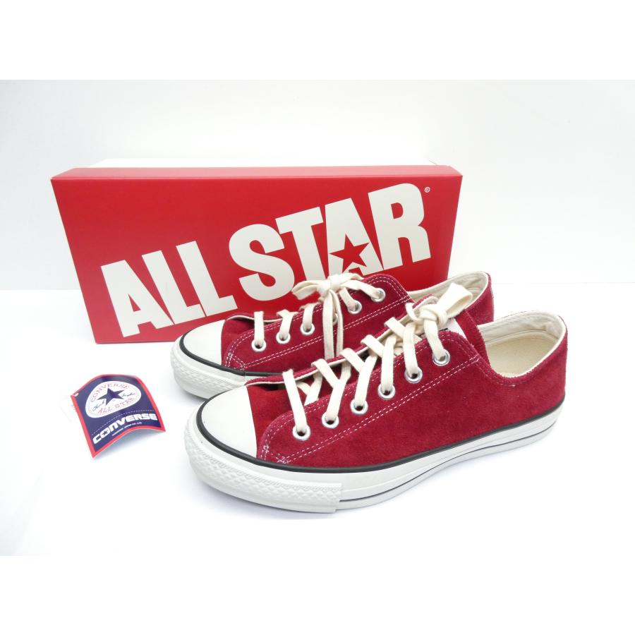CONVERSE（コンバース） SUEDE ALL-STAR J OX RED MADE IN JAPAN SIZE