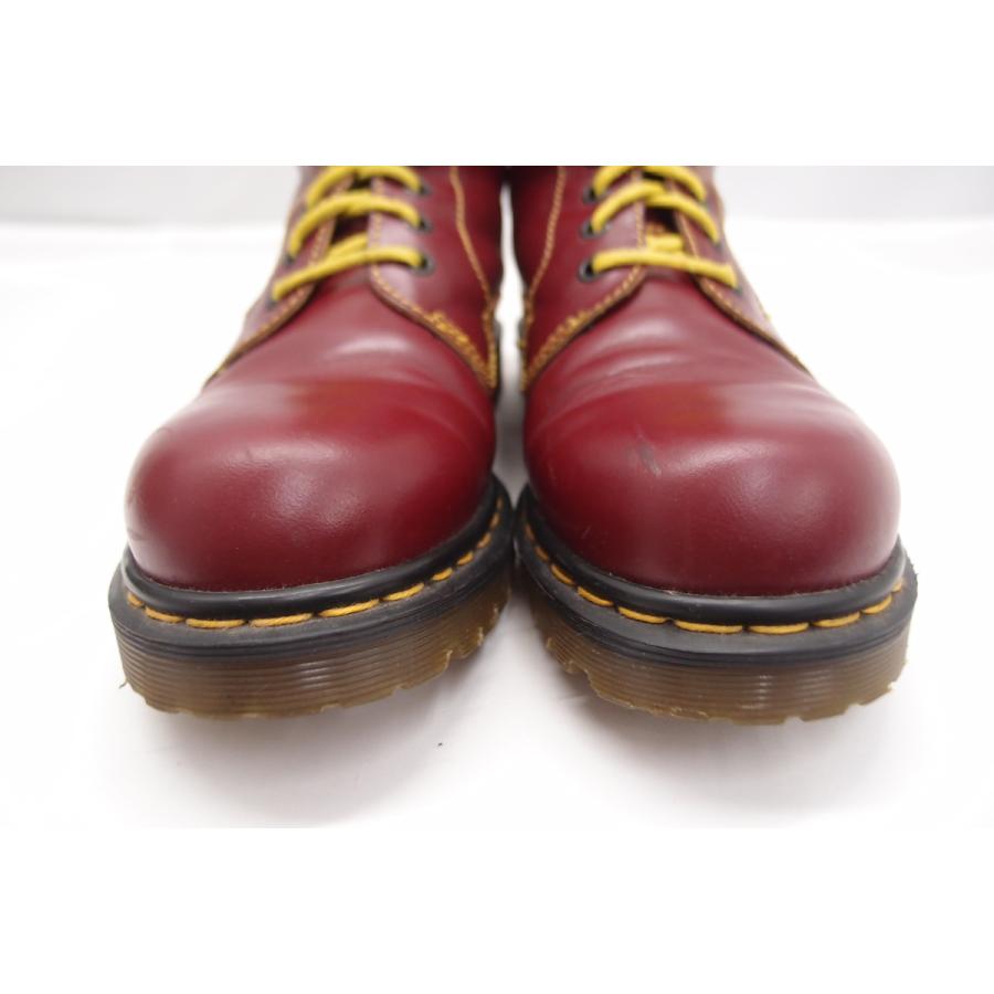 新品未使用 ドクターマーチン 赤 スエード ワークブーツ UK8 26〜27cm ドクターマーチン DR.MARTENS 8ホールブーツ ショートブーツ