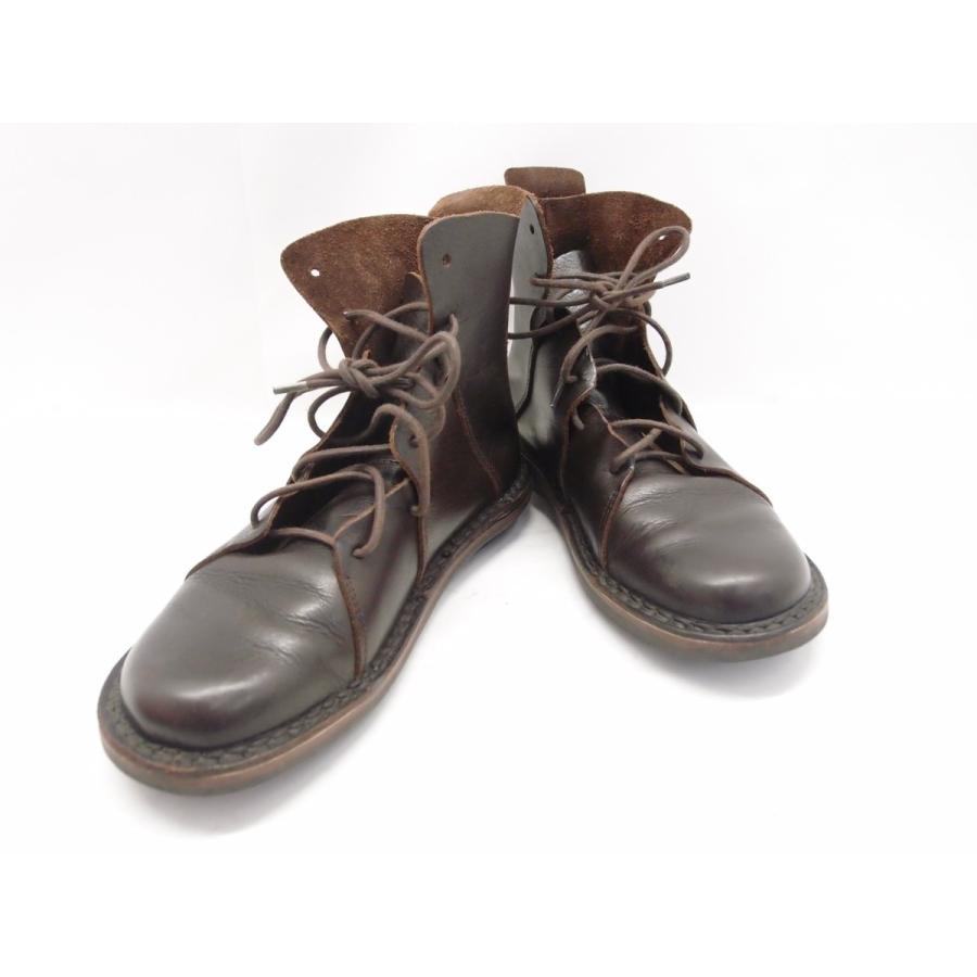 trippen トリッペン NOMAD ノマド レースアップレザーブーツ SIZE:24cm