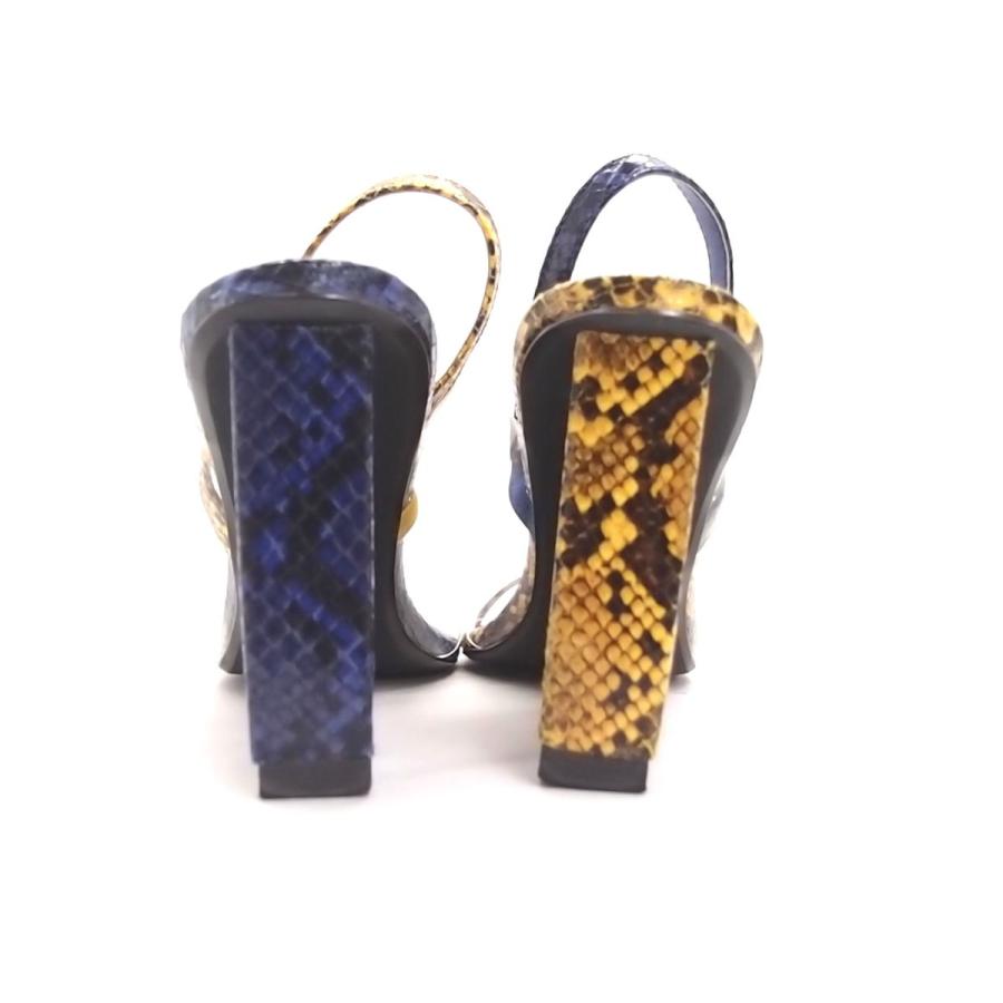 Yello イエロ パイソン ヒール Size M レディース サンダル 靴 中古 Wt2118 A 154 Wt2118 21 スリフト 通販 Yahoo ショッピング