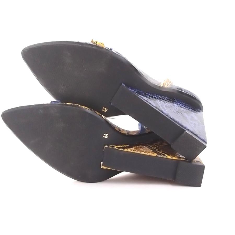 Yello イエロ パイソン ヒール Size M レディース サンダル 靴 中古 Wt2118 A 154 Wt2118 21 スリフト 通販 Yahoo ショッピング