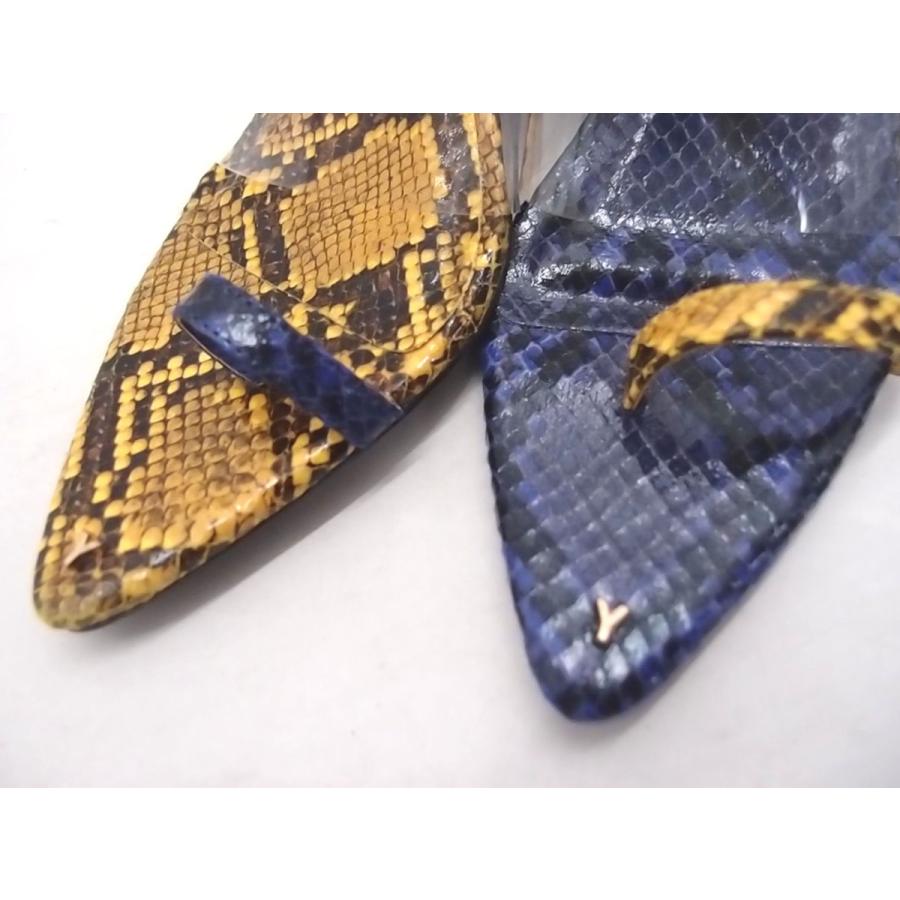 Yello イエロ パイソン ヒール Size M レディース サンダル 靴 中古 Wt2118 A 154 Wt2118 21 スリフト 通販 Yahoo ショッピング